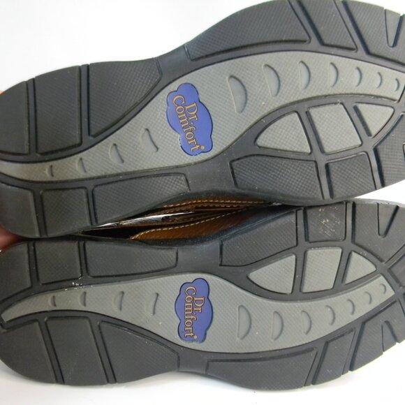 Mens Dr. Comfort Mike Black\\Brown Leather Upper\\Lining Shoes Size 10M main image 7